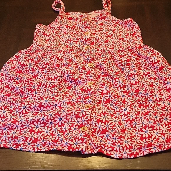 Cat & Jack floral cotton dress size 5T - Picture 2 of 5